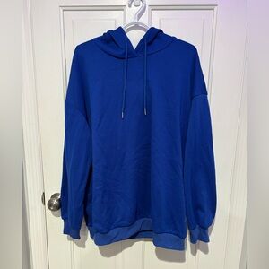 Shein Hoodie 
Size: L Color: Blue